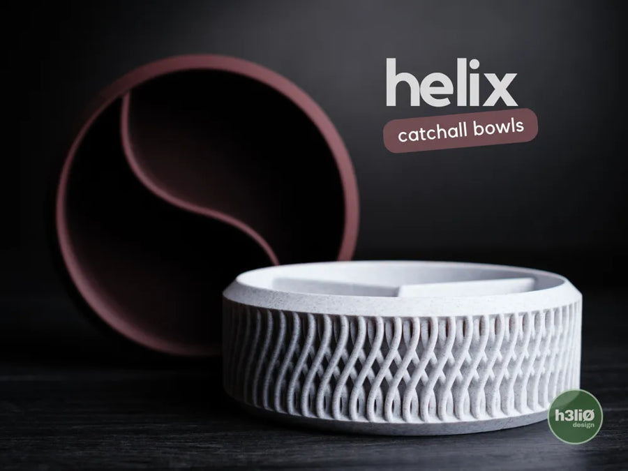 Helix — декоративна купа със спираловиден релеф