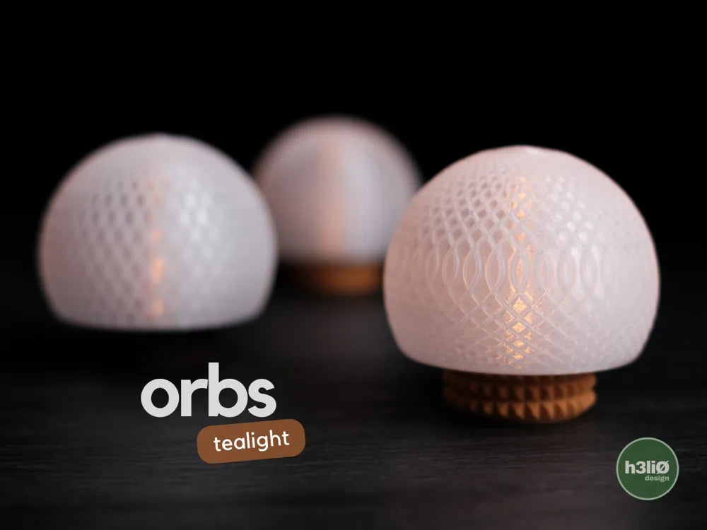 Комплект дизайнерски свещници Orbs