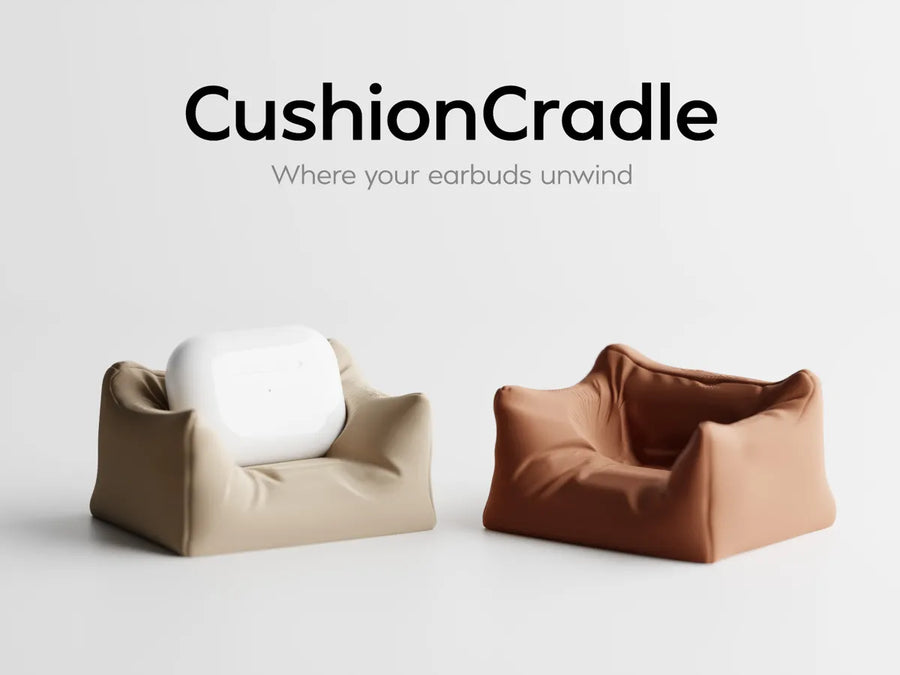 CushionCradle — мини диванче за безжични слушалки