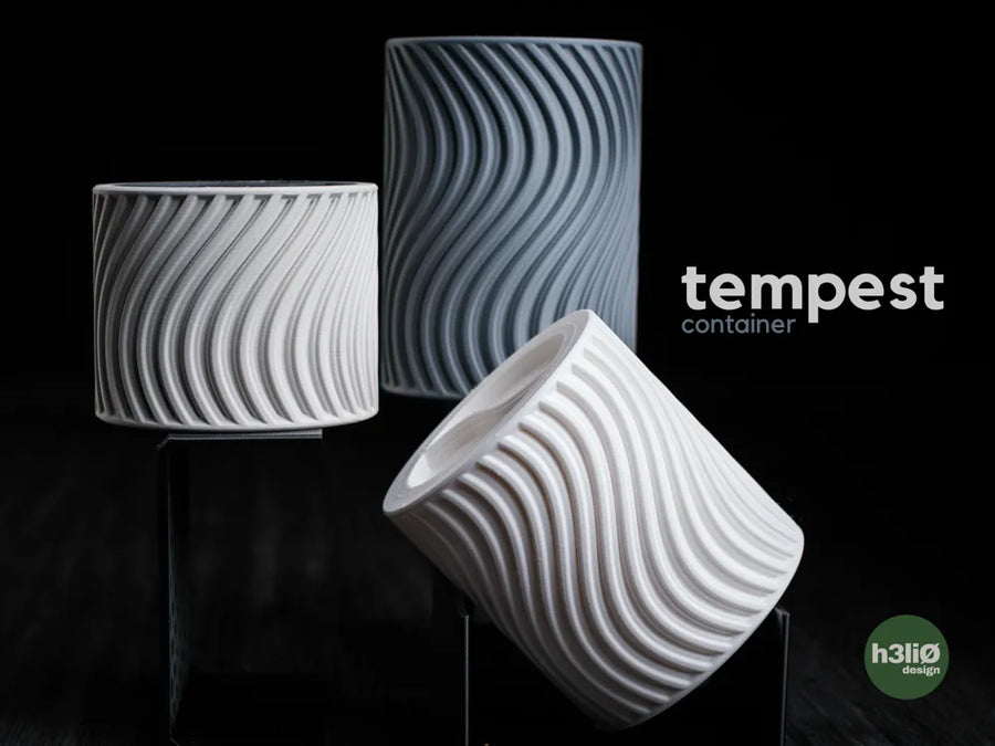 Tempest — кутии с капак на винт в три размера