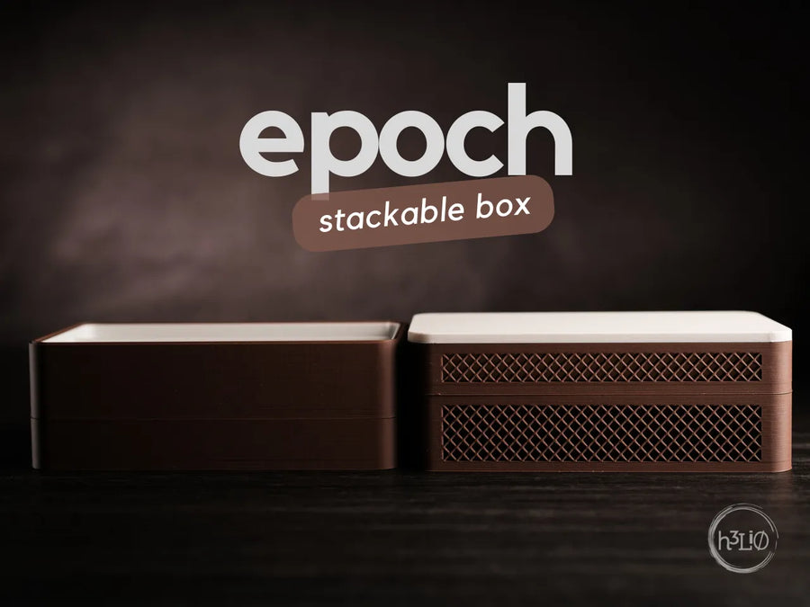 Epoch — модулна кутия за подреждане с решетъчни панели