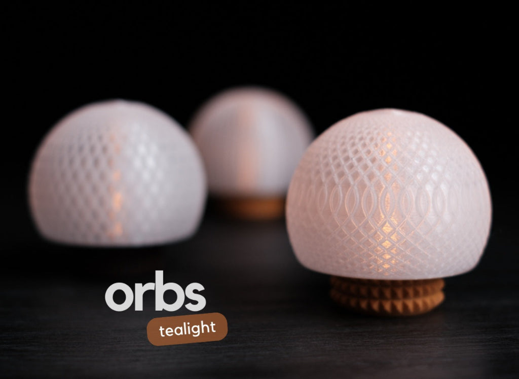 Комплект дизайнерски свещници Orbs