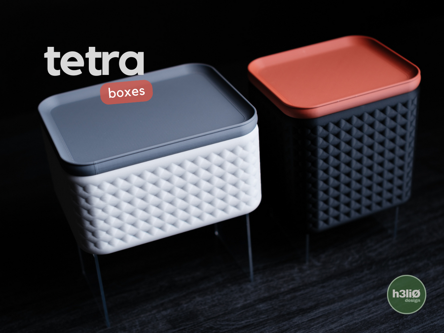 Tetra — модерна кутия за съхранение с магнитен капак